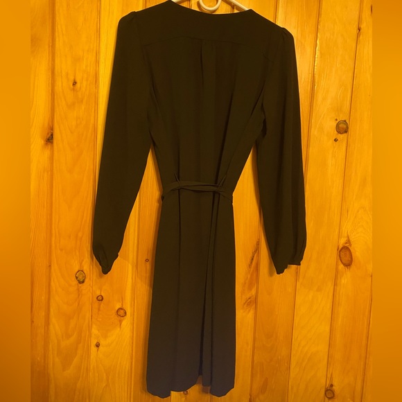 INC International Concepts Women’s Black Long-Sleeve Tunic Dress w/ Gold Zipper - Picture 8 of 8